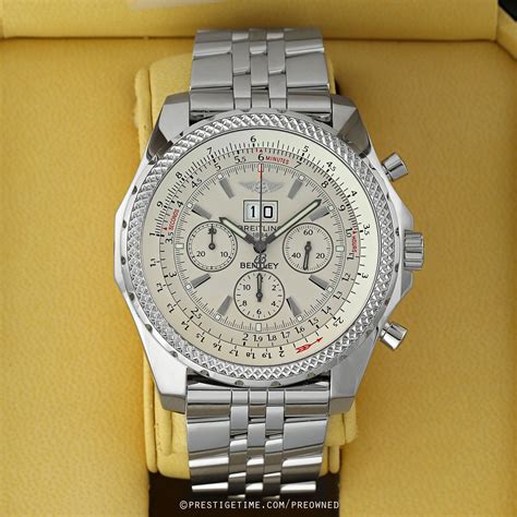 breitling bentley 6.75 new price|breitling bentley pre owned.